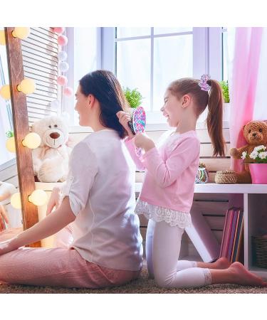 Mermaid Tail Hair Brush for Girls & Women - Detangle, Pain-Free, Wet/Dry Brush for Thick & Curly Hair - Buy Online on GoSupps.com