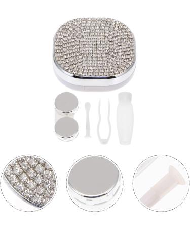 Buy Healifty Portable Contact Lens Travel Set - Strassstein Holder Mirror Tweezers & Solution Bottle - International Shipping Available - Buy Online on GoSupps.com