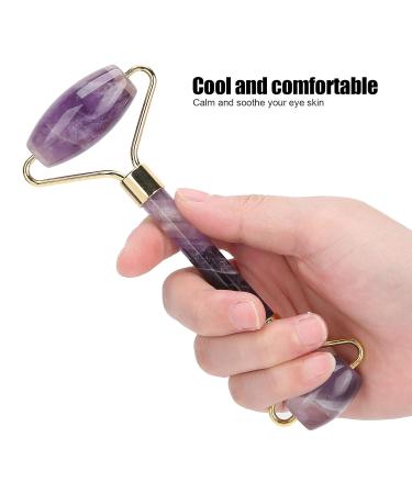 Buy Gua Sha Board Set - Purple Metal Holder & Face Roller Massager for Neck Forehead & Eye | Beauty Tools for Glowing Skin - Buy Online on GoSupps.com