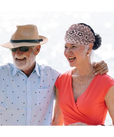 Lace Headbands for Girls | Girls Stretch Headband Wide Headbands Boho Bandana Bohemian Headband Floral Hair Accessories for Women Girls Pink - Buy Online on GoSupps.com