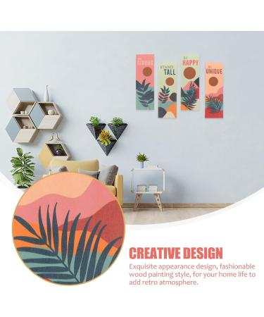 OSALADI 1 Set Bohemian Wooden Sign Home Accents Decor Boho Decor Wall Neutral Home Decor Bohemian Wall Art - Buy Online on GoSupps.com
