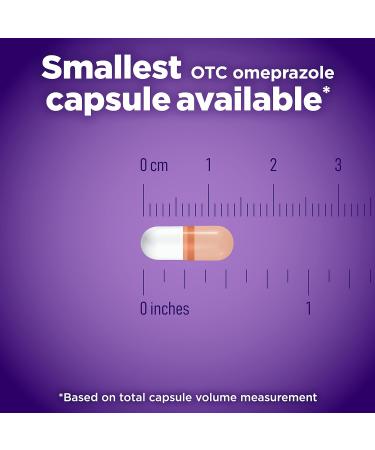 Amazon Basic Care Omeprazole 20mg Mini Capsules - 42 Count - Acid Reducer for Heartburn - 24HR Relief - Buy Online on GoSupps.com
