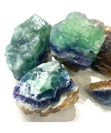 Natural Crystal Rough Wholesale Natural Rough Crystal Specimen Green Fluorite Cluster Raw Stone for Decorate (Color : 2000g)