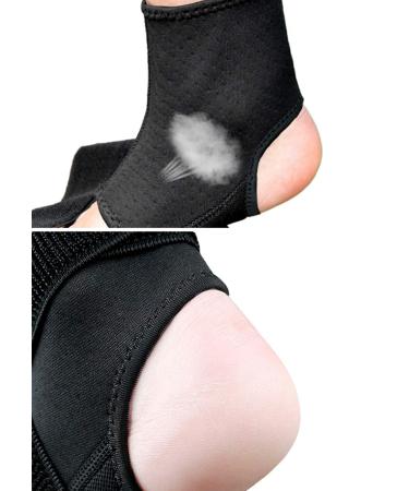 Buy Athletes Compression Ankle Support Pads | Adjustable Foot Braces for Fitness Sports & Running | Black Small - Buy Online on GoSupps.com