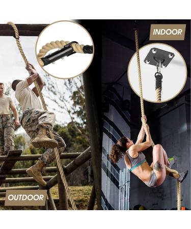 Yes4All Gym Climbing Rope for Fitness & Strength Training  Climbing Exercises & Home Workouts B.Climbing Rope 15ft - Buy Online on GoSupps.com