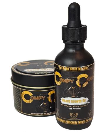 Comfy Care Beard Growth Oil for Men - All-Natural Beard Softener & Moisturizer for All Beard Types - Strengthens & Nourishes - Buy Online on GoSupps.com