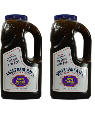 Sweet Baby Ray's Sweet Teriyaki Wing Sauce & Glaze 64 Oz. (2-Pack)