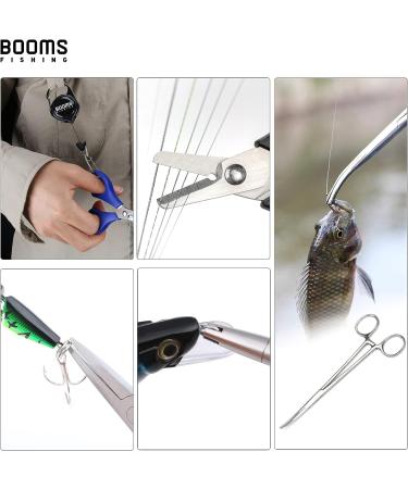 Booms Fishing TK2 5pcs Tool Kit - Stainless Steel Saltwater Fishing Accessories Combo with Split Ring Pliers, Scissor, Hemostat Plier, Tuning Tool, Retractor - Perfect Fishing Gift - Buy Online on GoSupps.com