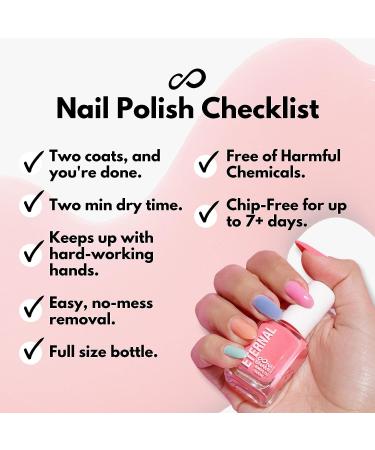Eternal Candy Pastels Nail Polish Set for Women & Girls | Long Lasting & Quick Dry | DIY Manicure Pedicure | Made in USA | 13.5mL (Set of 5) - Buy Online on GoSupps.com