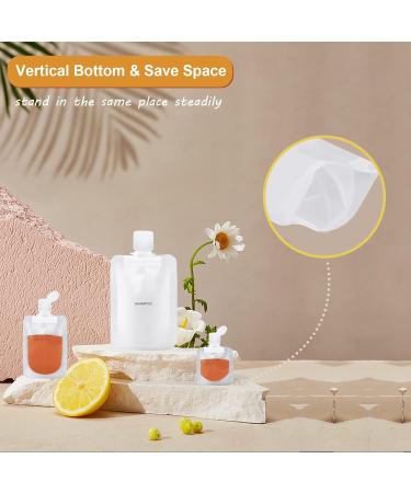 15 PCS TSA Approved Refillable Travel Size Squeeze Pouch Set - Portable Makeup & Toiletry Containers (30ml/50ml/100ml) - Buy Online on GoSupps.com