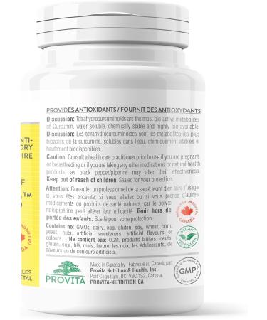 Provita Tetra Curcumin: The Superior White Curcumin Supplement for Enhanced Health and Wellness (60 Capsules) - Buy Online on GoSupps.com