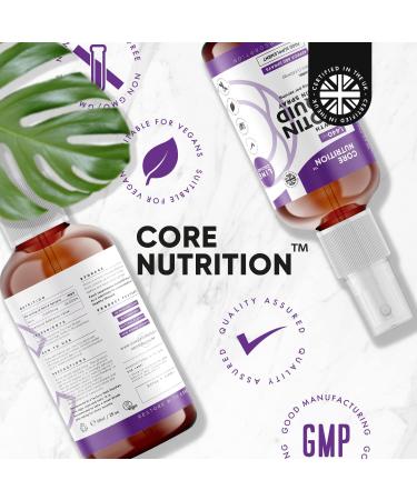 Biotin Liquid Spray 12,000mcg - Vegan Hair, Nail & Skin Health - 4 Month Supply - Made in UK - Buy Online on GoSupps.com