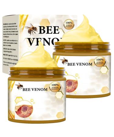Bee Venom Cream New Professional Bee Venom Repair Cream Hydrating Moisturizing CreamSuitable for all skin types in men and women(2Pc)
