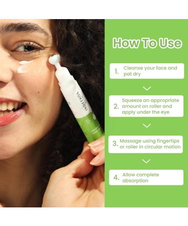 INDEEKOS Under Eye Gel Cream Reduces Dark Circles Puffiness Dryness Wrinkles and Fine Lines Glow Booster With Caffeine and Green Tea Ideal for Men and Women For All Skin Types-15gms Vegan - Buy Online on GoSupps.com