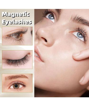4 Pairs Magnetic Eyelashes Reusable Magnetic Lashes Magnetic Eyelashes Natural Look Magnetic Eyelashes with Applicator False Lashes Magnetic 3d Magnetic Eyelash Partner Set No Glue Eyelashes - Buy Online on GoSupps.com