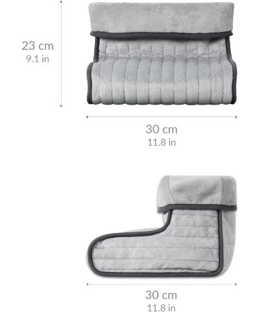 Medisana FWS Foot Warmer - Heated Blanket for Feet Fluffy & Washable Auto Switch-Off Overheating Protection Fits Up to Shoe Size 46 - Buy Online on GoSupps.com
