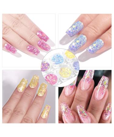 Acrylic Nail Kit: Powder, Liquid, LED Lamp, Glitter, Base & Top Coat - Professional DIY Gel Nail Set - Buy Online on GoSupps.com