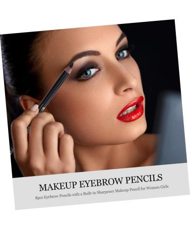 OHPHCALL 16 Pcs Pencil Sharpener Eyebrow Pencil Eye Brow Pencils for Women Makeup Pencils Black 1 count (Pack of 1) Blackx2pcs - Buy Online on GoSupps.com
