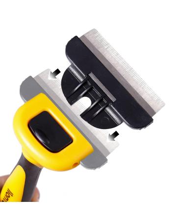 Premium LionTo Undercoat Brush for Dogs | Dog Grooming Comb & Narrow Undercoat Brush - Buy Online on GoSupps.com