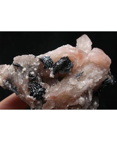 Natural Crystal Rough Natural Red Quartz Ruby Crystal with Flower Specularite Specimen/Inner Mongolia - Buy Online on GoSupps.com