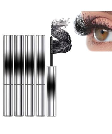 blmcoos Iron Wand Mascara Waterproof Adjustable Curly Eyelashes 3D Natural Volume and Length Long Lasting Wipe Resistant No Flaking Tint No Clumping Wall Metal Black (4)
