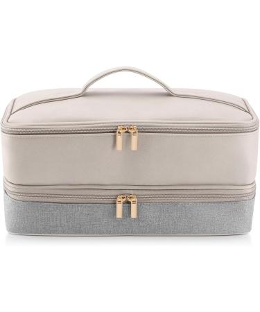Hair Dryer Bag Dual Layer Hair Dryer Case Waterproof Zippered Blow Dryer Bag with Top Handle Portable 15.4x5.5x5.5in Hair Dryer Travel Bag Cosmetic Bags - Buy Online on GoSupps.com