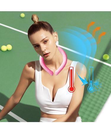 Neck Cooling Ring - Multipurpose Neck Cooling Wrap | Neck Cooling Tube For Summer | Neck Cooler Tube With Portable Design | Lightweight Neck Cooling Tube For Outdoor | Reusable Neck Cooler Pink - Buy Online on GoSupps.com