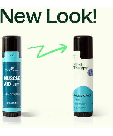 Buy Plant Therapy Muscle Aid Balm 0.5 oz | Soft Creamy Cooling Relief with Natural Ingredients - Fast International Shipping - Buy Online on GoSupps.com