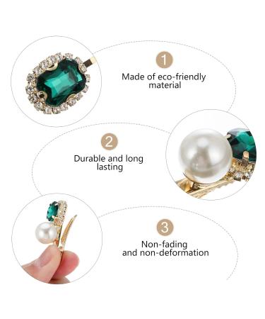 Lurrose 5pcs Pearl Crystal Hair Clips for Women - Elegant Hair Accessories for Any Occasion - Buy Online on GoSupps.com