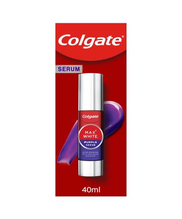 COLGATE - S rum Max White Purple - Booster de Blancheur Apr s le Dentifrice pour une Correction Instantan e de la Couleur - Pour un sourire plus blanc et clatant d s la premi re utilisation - 40ml Serum