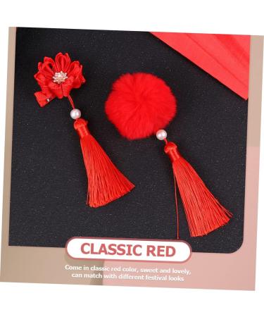 Beaupretty 9 Pairs Tassel Hair Ball Hair Clip Hair Barrettes Hair Clips for Hair Pin Chinese Hair Clip Chinese Hair Stick Barrettes for Hanfu Hair Accessories for - Buy Online on GoSupps.com