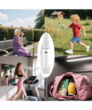 G n rique Vaporisateur Visage Portable Rechargeable Pour Sport Randonn e - Fin Cosm tique Hydratant Sans Piles Usage Fitness Blanc - Buy Online on GoSupps.com