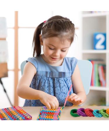 Aodaer 288 Pieces Loom Potholder Loops Refill with Multiple Colors - DIY Crafts Supplies for 7 Inch Weaving Loom - Buy Online on GoSupps.com