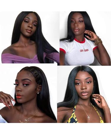6x6 Hd Lace Closure Straight Lace Base Pre Plucked Closure Front Hd Transparent Free Part With Baby Hair Deep Part Only Unprocessed Virgin Human Hair Natural Color 22 Inch - Buy Online on GoSupps.com