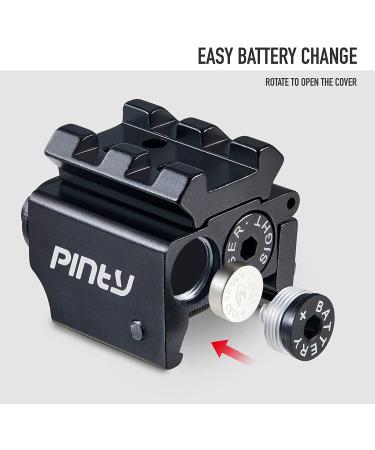 Pinty Red Laser Sight: Waterproof, Military Grade, Low Profile Compact with Rail Mount - For Precision Shooting - Buy Online on GoSupps.com