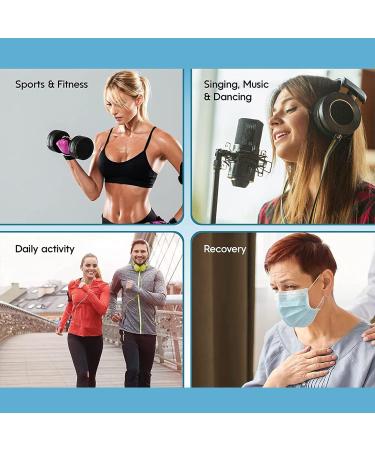 Lung Exerciser Device Mucus Clearance and Lung Expansion Device Adjustable Inspiratory Muscle Trainer Respiratory Training Lung Exerciser Expander Device for Yoga Swimming Sports - Buy Online on GoSupps.com