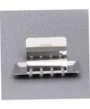 Amosfun 3 Pcs 304 Storage Rack Sponge Drain Rack Metal Soap Holder Soap Drain Rack Bathroom Soap Dish Bar Soap Holder for Shower Soap Storage Holder Bath Soap Holder Tub Stainless Steel - Buy Online on GoSupps.com