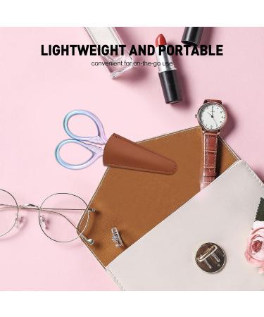 Professional Pink Beauty Tools | Stainless Steel Scissors for Facial Hair Ear Nose Eyebrow & Beard Trimming | Personal Care Essentials - Buy Online on GoSupps.com