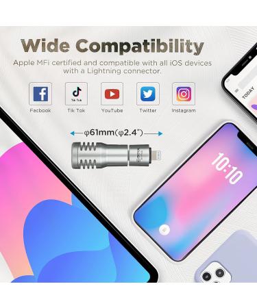 BOYA BY-P4D iPhone Microphone - Plug & Play Mini Mic for iPhone 14/13 Pro & iPad, External Mic with Wind Foam for YouTube Vlogging - Buy Online on GoSupps.com