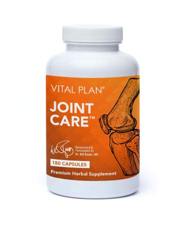 Vital Plan Joint Care Supplement by Dr. Bill Rawls  Shellfish Free Clinical-Grade Eggshell Membrane Acumin Turmeric Boswellia Bromelain & Hyaluronic Acid Promotes Joint Comfort (180 capsules)