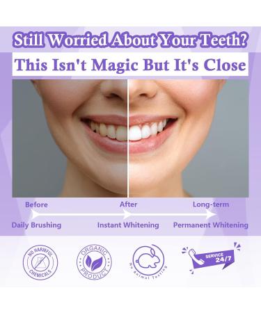 Purple Toothpaste for Teeth Whitening - Stain Removal & Fresh Breath - 2 fl oz Model #03 - Buy Online on GoSupps.com