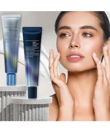 Brightening Skin Cream | Day Cream Set | Rejuvinating Night Cream | Skin Renewal Nutrient | Daily Skincare Regimen | Nourishing Day Creams | Revitalizing Night Creams for Face - Buy Online on GoSupps.com