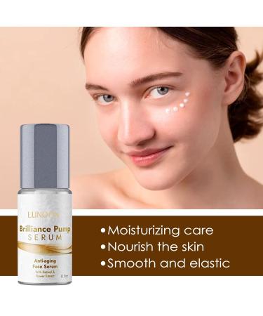 Brilliance Pump Serum Trio - Anti-Aging Eye & Skin Care to Reduce Fine Lines & Folds | International Shipping Available - Buy Online on GoSupps.com