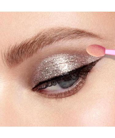 Baluue 100pcs Double Ended Eyeshadow Brush Dual Sides Eyeshadow Double-ended Eyedhadow Brush Eye Shadow Applicator Double-ended Eyeshadow Cosmetic - Buy Online on GoSupps.com