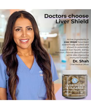 Avenir Nutrition Liver Shield & Cleanse | Herbal Liver Cleanse Detox & Repair Supplement | Milk Thistle & Artichoke Extract Supplements | Fatty Liver & Health Support | 120 Capsules for Men and Women - Buy Online on GoSupps.com