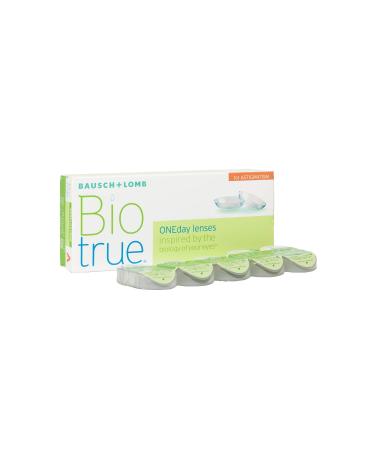 Bausch + Lomb Biotrue Oneday for astigmatism daily lenses toric contact lenses soft 30 pieces BC 8.4 mm / dia 14.5 / Cyl -0.75 / axis 150 / -1.75 Dioptries