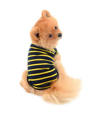 Paidful Summer Striped T-Shirt for Small Dogs & Cats - Sleeveless Cotton Tee for Chihuahua & Yorkshire - Shop Now! - Buy Online on GoSupps.com