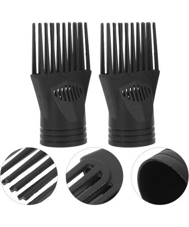 PACKOVE 2pcs Hair Dryer Comb Black Comb Hair Dryer Narrow Concentrator Universal Blow Dryer Comb Attachment (Bottom Diameter 5 CM) - Buy Online on GoSupps.com