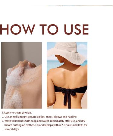 Self-tanning bronzer essence sunless tanner essence self-tanning body and face tanning cream for solarium and outdoors tanning cream solarium face tanning essence - Buy Online on GoSupps.com