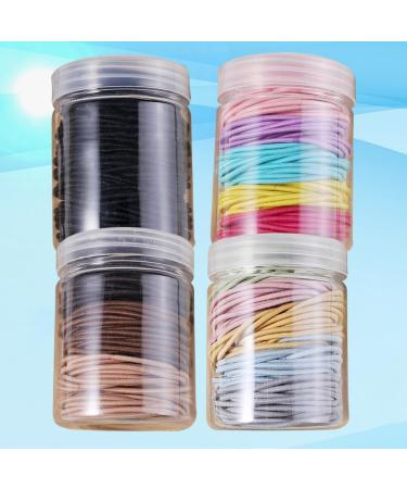 minkissy 12 Boxes Hair Elastics Hair Bands Strong Hair Bands Hair Holder Elastic Hair Rings Hair Elastic Ropes Pigtail Band Curly Hair Ties Nylon Hair Bands Miss 4 Piece Set Seamless - Buy Online on GoSupps.com